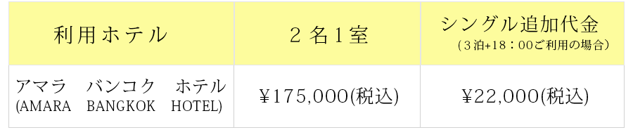 料金表