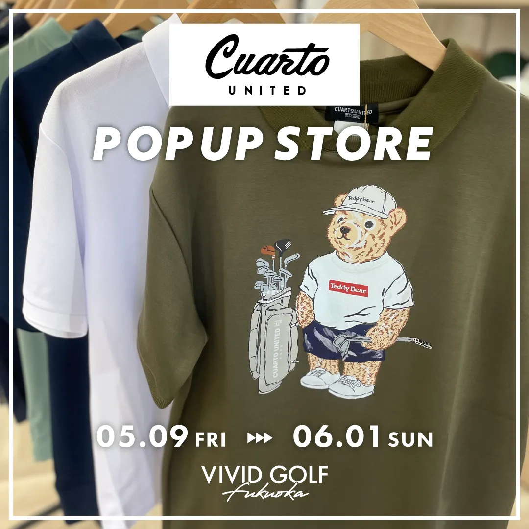 VIVID GOLF 福岡空港店 - クアルトユナイテッド POPUP開催中