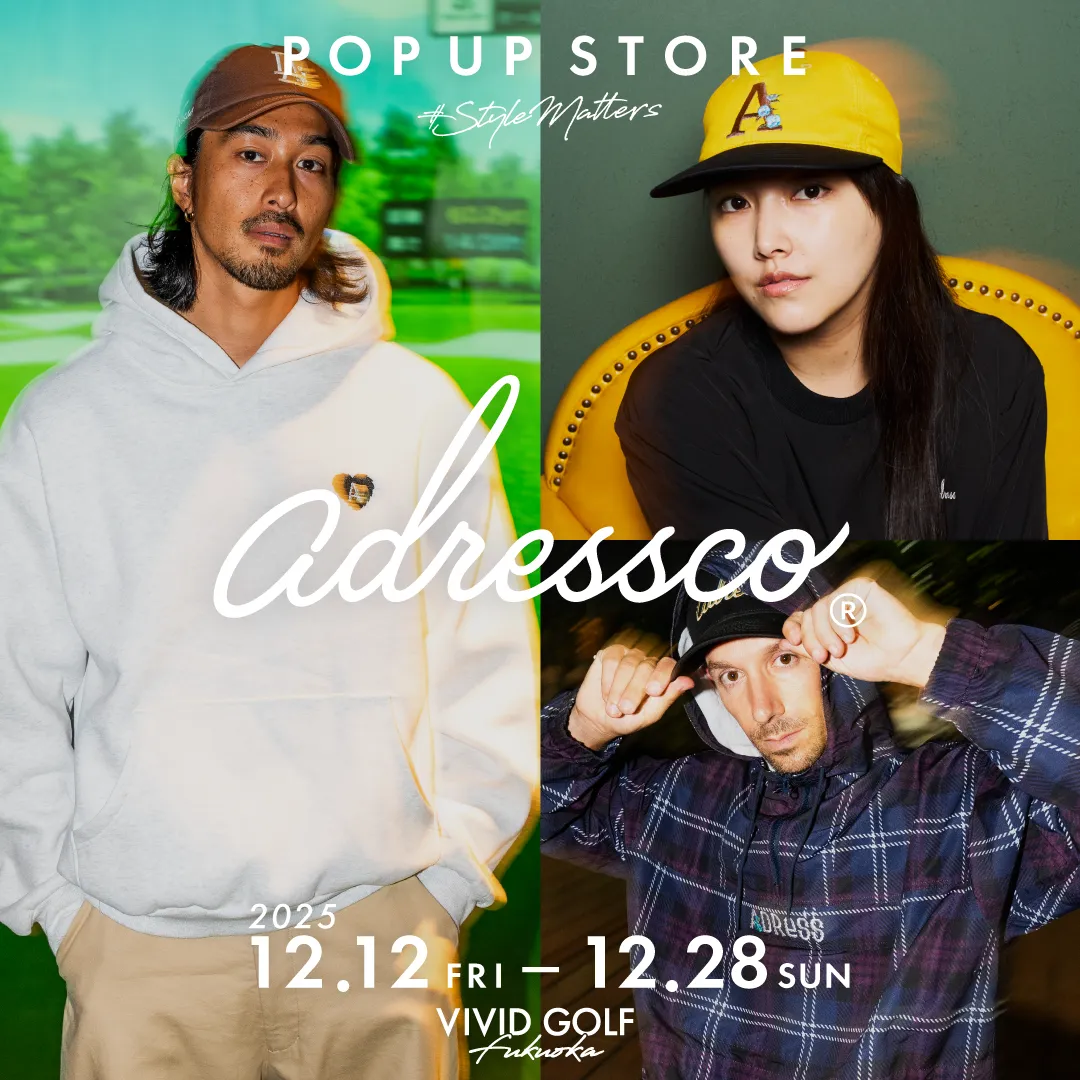VIVID GOLF 福岡空港店 - adress（アドレス）POPUP STORE開催中