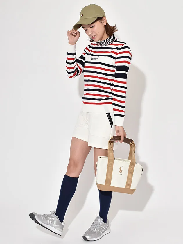 レディースゴルフウェアパンツスタイル