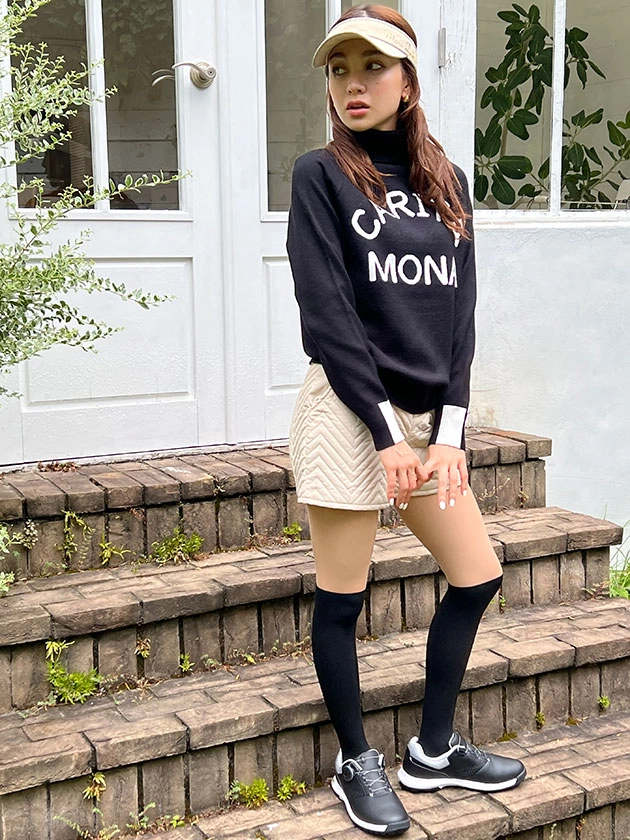 レディースゴルフウェアパンツスタイル