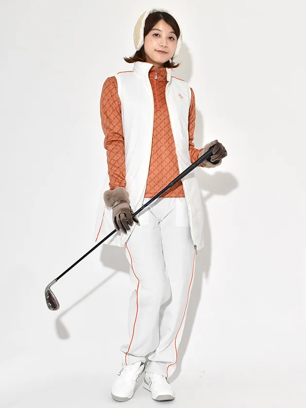 レディースゴルフウェアパンツスタイル