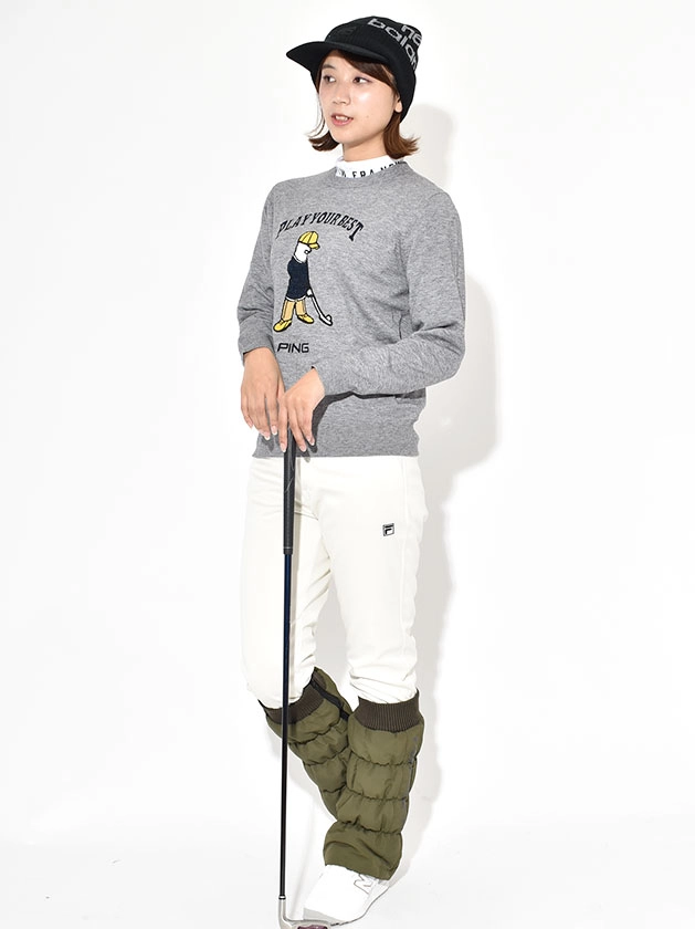 レディースゴルフウェアパンツスタイル