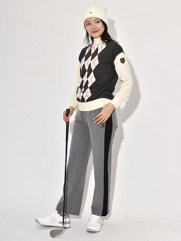 レディースゴルフウェアパンツスタイル