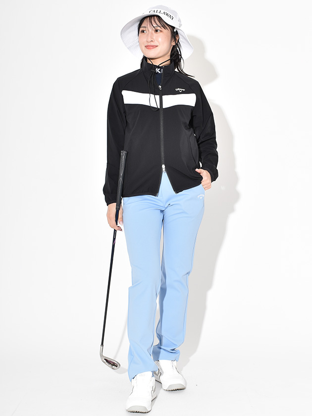 レディースゴルフウェアパンツスタイル
