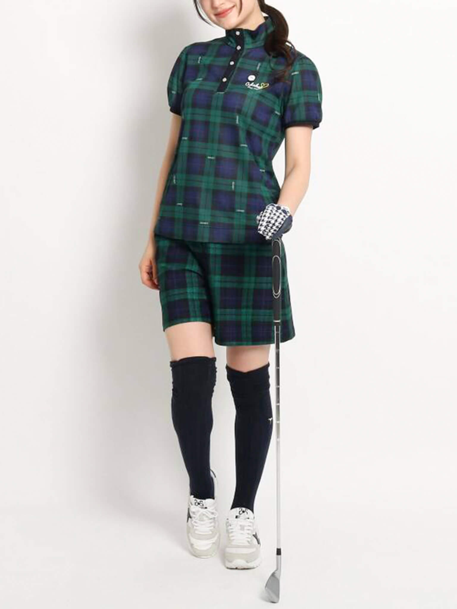 レディースゴルフウェアパンツスタイル