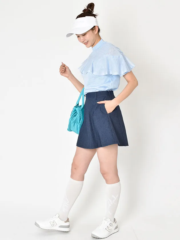 レディースゴルフウェアパンツスタイル