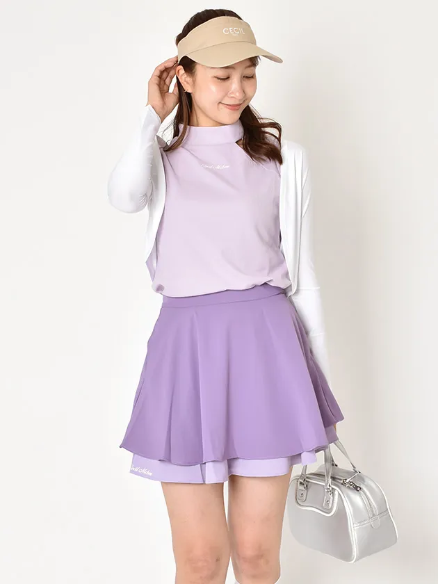 レディースゴルフウェアパンツスタイル