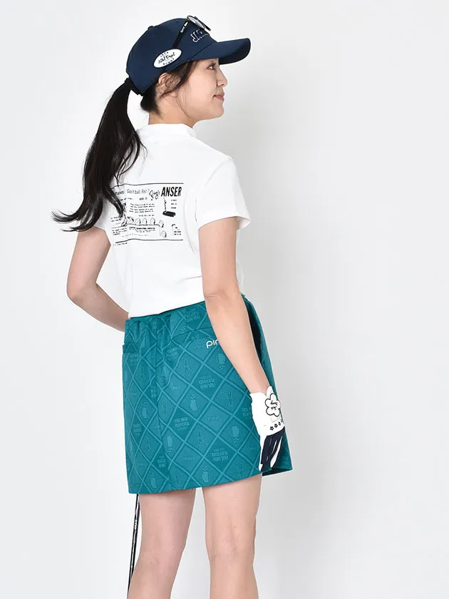 レディースゴルフウェアパンツスタイル