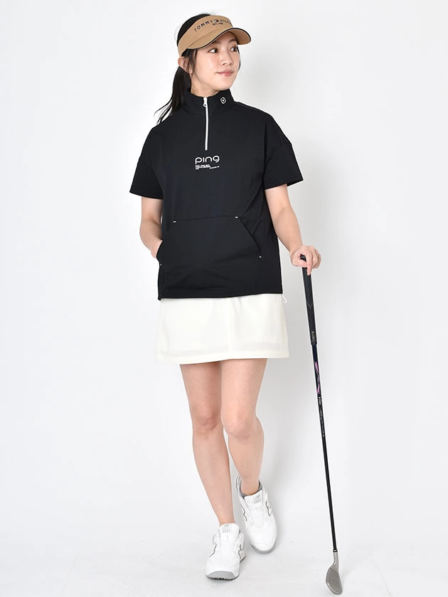 レディースゴルフウェアパンツスタイル