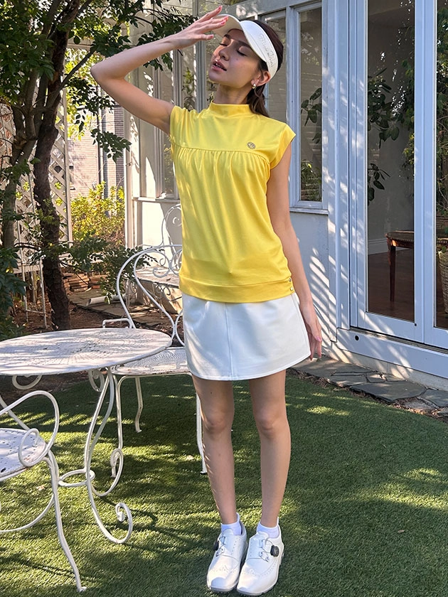 レディースゴルフウェアパンツスタイル