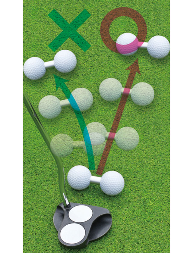 ライト 【パッティング練習】ダブルパッティングボール G-171 | レディースゴルフウェア通販【ビビゴルフ（vivid golf）】