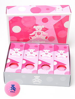 ウィルソンベアー　ベアボール(1ダース)　ピンク　BEAR4
