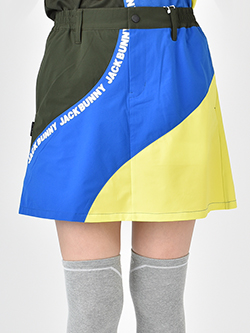 ジャックバニー　ポリエステルストレッチタフタ スカート　263-2134314