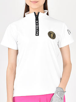 ヴィトゥエルヴ　HALF LOGO ZIP POLO　V122210-CT11