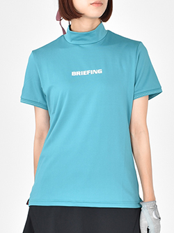 ブリーフィングゴルフ　ツアー半袖ハイネックカットソー　BBG223W03