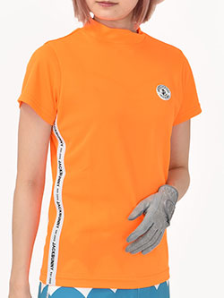 ジャックバニー　メッシュカノコ 半袖モックネックカットソー　263-3167536