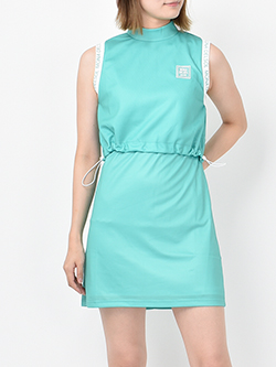 モナデルソル　ノースリーブ切替ワンピース　M0007