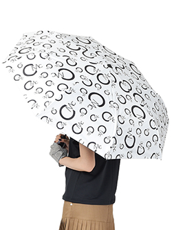 セシルマクビーグリーン　UV晴雨折りたたみ傘　CGS2350UM