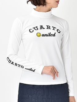 クアルトユナイテッド　ロゴスマイル裏起毛あったかインナー　K6017