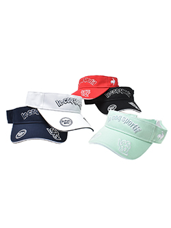 ルコックゴルフ　定番ロゴサンバイザー　QGCXJC50