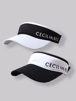 セシルマクビーグリーン　ロゴバンドバイザー　CGS2515SV