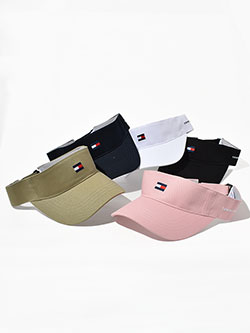 トミー ヒルフィガー ゴルフ　フラッグサンバイザー(UNISEX) 　THMB4S22