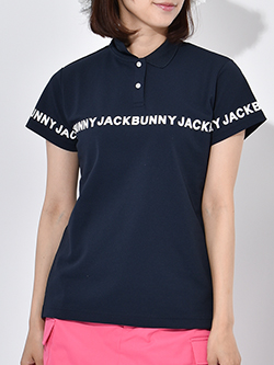 ジャックバニー　ピンカリストレッチカノコ半袖ポロ　263-4160514