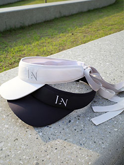 ルナンゴルフ　ロゴリボンサンバイザー　LogoRibbonsunvisor