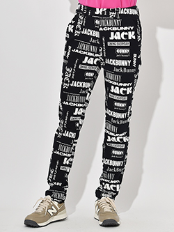 ジャックバニー　　ジャージツイル プリントパンツ　263-4231912