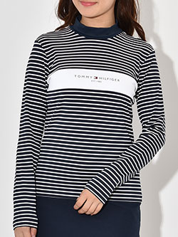 トミー ヒルフィガー ゴルフ　　モックネック長袖シャツ　THLA461