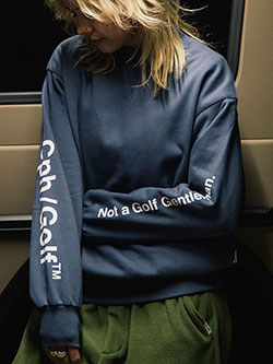 キャプテンズヘルムゴルフ　25年春夏新作　モックネックスウェット　CHG25-SS-T02