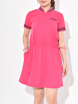 ジャックバニー　25年春夏新作　PEトリコットワンピース　263-5124322