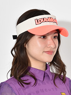 ラウドマウス　25年春夏新作　ユニセックス　軽量配色バイザー　765908