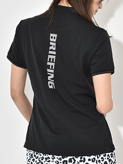 ブリーフィングゴルフ　25年春夏新作　ツアー半袖ハイネックシャツ　BBG251W03
