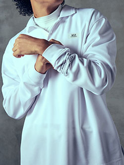 オーティーエフ　【メンズ】クールマックス鹿の子長袖ポロ　1251-10005