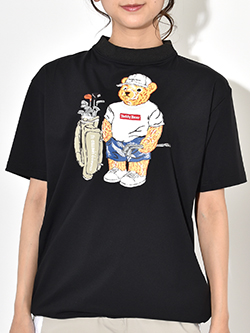 クアルトユナイテッド　25SS　【メンズ】TeddyBearモックネックシャツ　M3503MEN-E