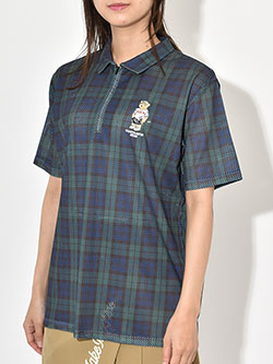 クアルトユナイテッド　25SS　【メンズ】TeddyBearハーフジップシャツ　M3508MEN-E
