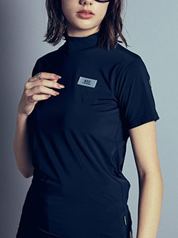 オーティーエフ　25SS　【ユニセックス】コーデュラベア天竺半袖モックネック　2251-11053
