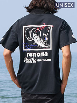 パシフィックゴルフクラブ　renoma golf × PGC半袖ポロシャツ【ユニセックス】　RGC-PC-001
