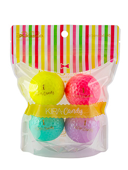 キャスコ　キラキャンディゴルフボール　KIRA Candy(4個セット)
