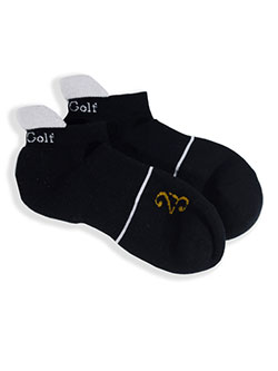 ニッサゴルフ　25年秋冬新作　ロゴジャカードショートソックスレディス　23141510