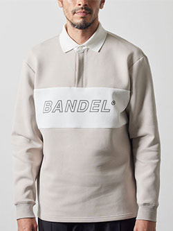 バンデル　カラーブロックロングラガーポロ(メンズ)　BGS-4ACBRP