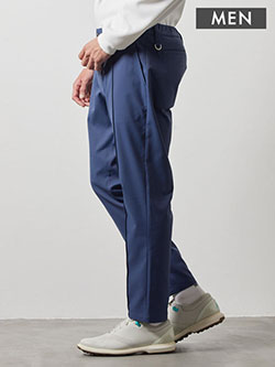 バンデル　センタープリーツルーズフィットテーパードパンツ(メンズ)　BGS-4ASHLP