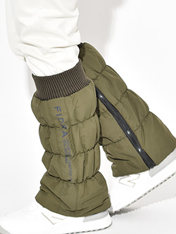 フィドラ　　薄中綿入り タフタレッグウォーマー　FD5SFZ25