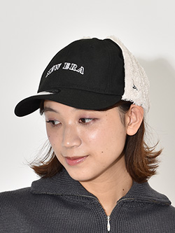 ニューエラ　25年秋冬新作　ボアフリースドッグイヤーキャップ　14669137