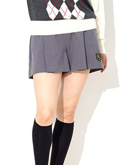 サンディ　25年秋冬新作　フレアショートパンツ　253-132-07