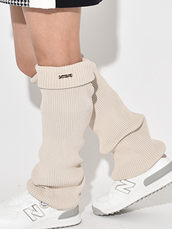 レザレクション　25年秋冬新作　ニットレッグウォーマー　BE34LGW01