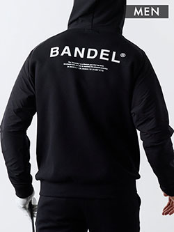 バンデル　25年秋冬新作　切り替えラグランスリーブ ジップフーディー(メンズ)　BGS-5ASRZH