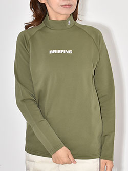 ブリーフィングゴルフ　25年秋冬新作　WARMハイネック長袖カットソー　BRG253W41
